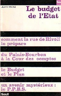 Livrenpoche : Le budget de l'Etat - Jean Rivoli - Livre
