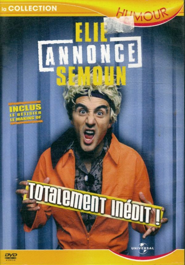 Livrenpoche : Elie Semoun: Totalement inédit - XXX - DVD