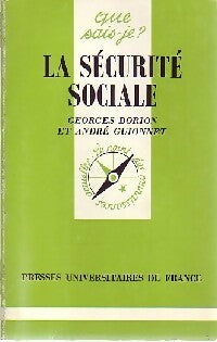 La sécurité sociale - André Guionnet, Georges Dorion - Livre