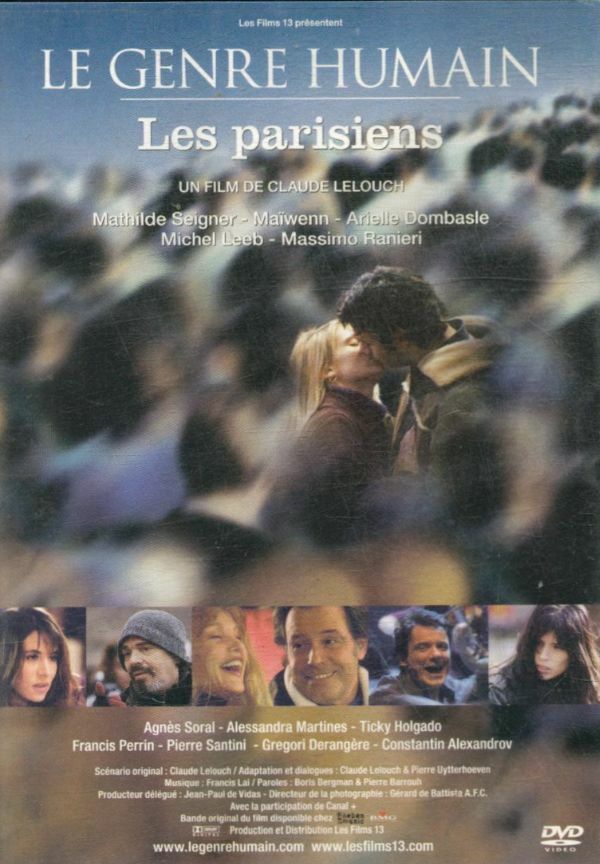Livrenpoche : Le Genre Humain-Les parisiens - Claude Lelouch - DVD