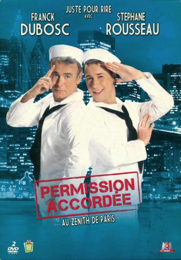 Livrenpoche : Juste pour rire avec Franck Dubosc et Stéphane Rousseau - Permission accordée (2 DVD) - Didier Froelhy - DVD