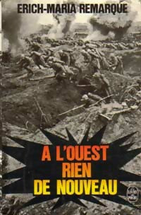 Livrenpoche : A l'ouest, rien de nouveau - Erich Maria Remarque - Livre