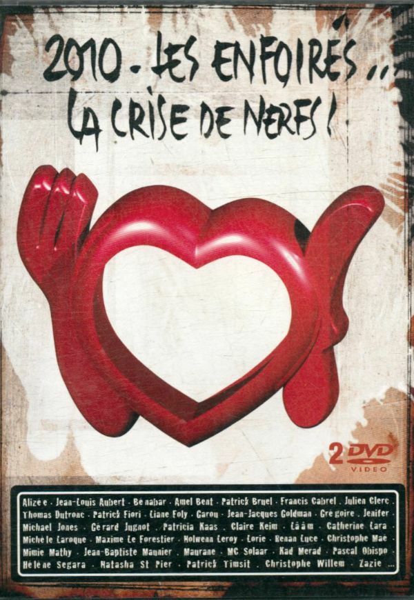 Livrenpoche : Les Enfoirés 2010 ... La crise de nerfs (2 DVD) - XXX - DVD