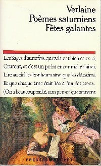 Livrenpoche : Poèmes saturniens / Fêtes galantes - Paul Verlaine - Livre