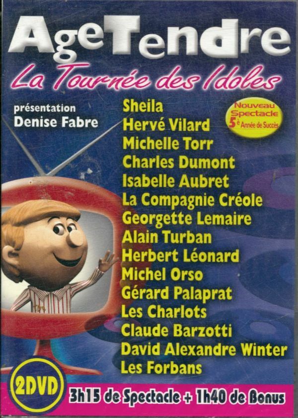 Livrenpoche : Âge Tendre-La tournée des idoles - XXX - DVD