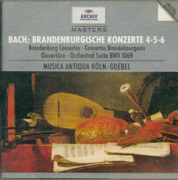 Livrenpoche : Bach: Brandenburgische Konzerte 4-5-6 - Django Reinhardt, Goebel - CD