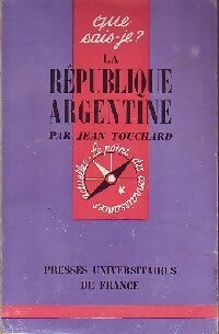 Livrenpoche : La République argentine - Jean Touchard - Livre