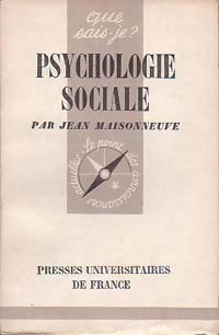Livrenpoche : Psychologie sociale - Jean Maisonneuve - Livre