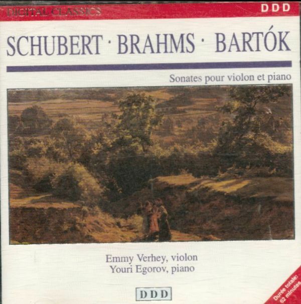 Livrenpoche : Schubert Brahms Bartok - Sonates pour violon et piano - Schubert, Brahms, Bartok - CD