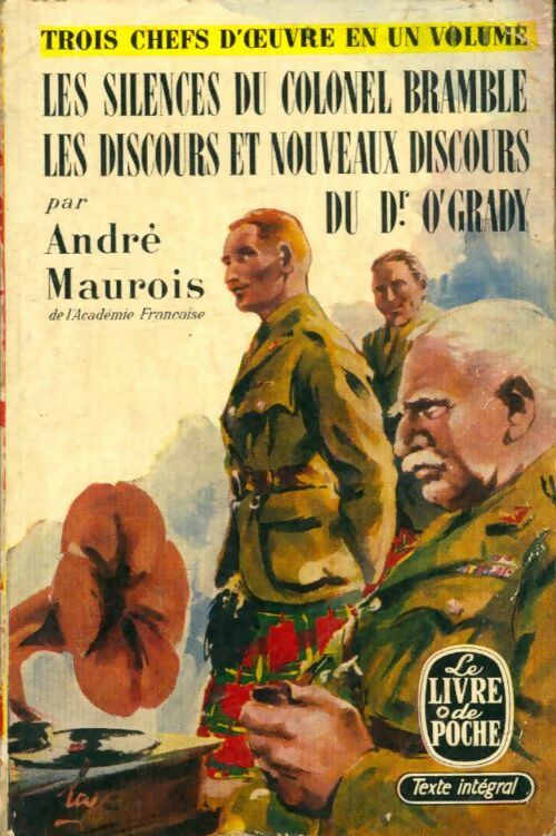 Livrenpoche : Les silences du colonel Bramble - André Maurois - Livre
