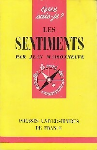 Livrenpoche : Les sentiments - Jean Maisonneuve - Livre