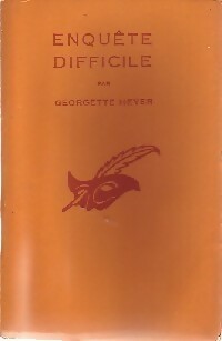 Enquête difficile - Georgette Heyer - Livre