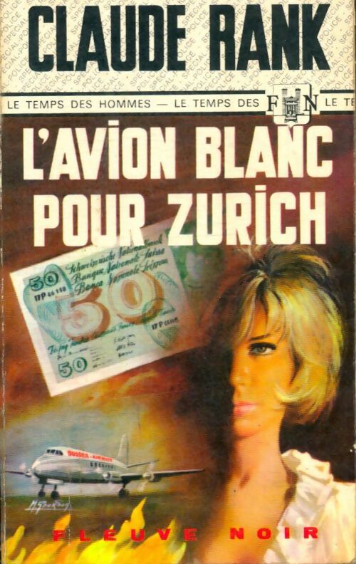 Livrenpoche : L'avion blanc pour Zurich - Claude Rank - Livre