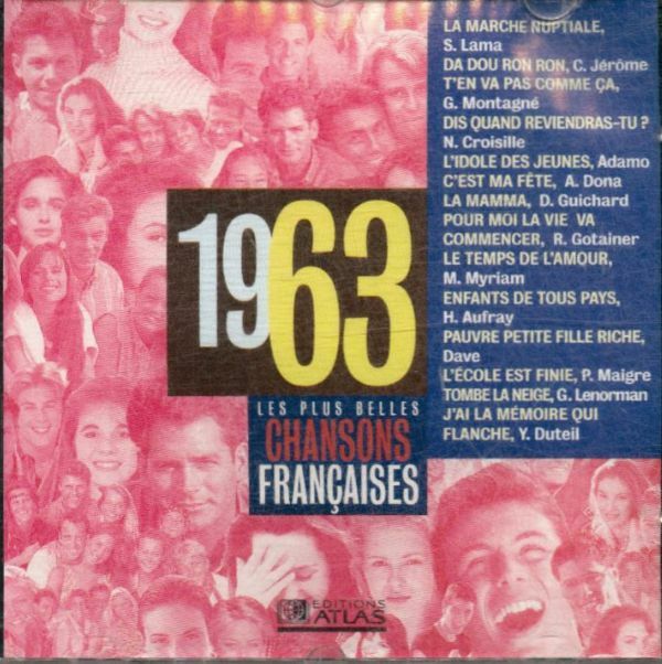 Livrenpoche : Les plus belles chansons françaises 1963 - Dave Amaro, C. Jérôme, Artistes Divers, Daniel Guichard, Croisille, Nicole, Adamo, Richard Gotainer, Pascal Maigre, Alice Dona, Hugues Aufray - CD