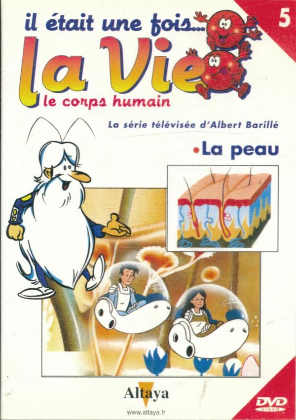 Livrenpoche : Il était une fois la vie. le corps humain - la peau - XXX - DVD