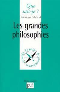 Livrenpoche : Les grandes philosophies - Dominique Folscheid - Livre
