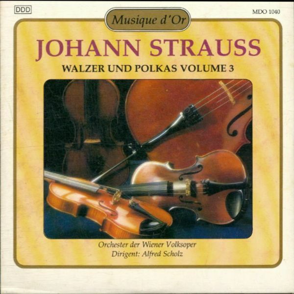 Livrenpoche : Johann Strauss : Walzer Und Polkas Volume 3 - Orchester der Wiener Volksoper - CD