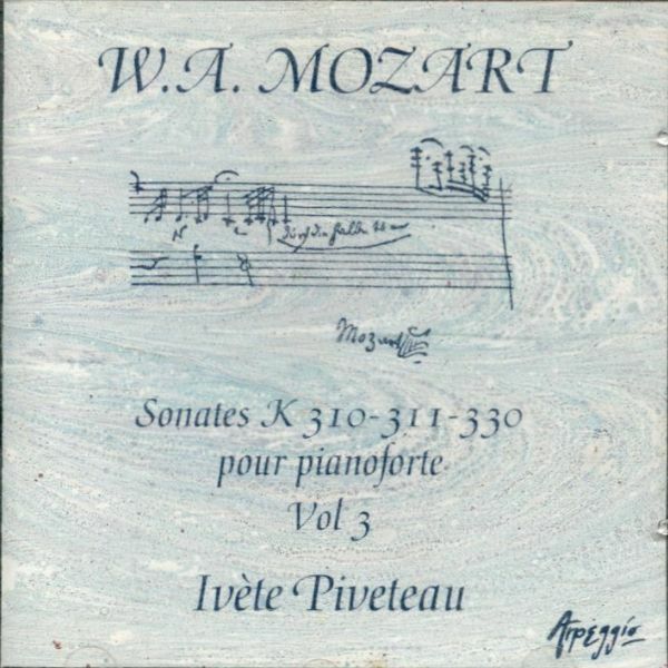Livrenpoche : Sonates K4310-311-330 pour pianoforte vol 3 - Piveteau, Ivète - CD
