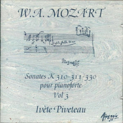 Livrenpoche : Sonates K4310-311-330 pour pianoforte vol 3 - Piveteau, Ivète - CD