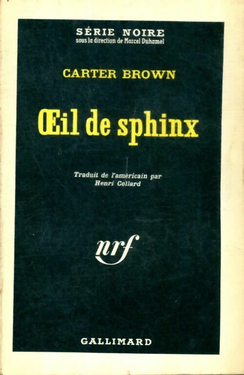 Livrenpoche : Oeil de sphinx - Carter Brown - Livre