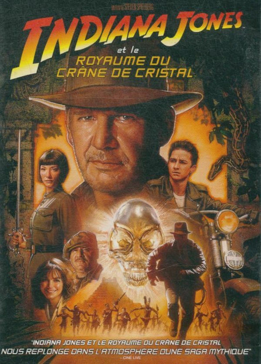 Livrenpoche : Indiana Jones et Le Royaume du crâne de Cristal (Édition Simple) - Steven Spielberg - DVD