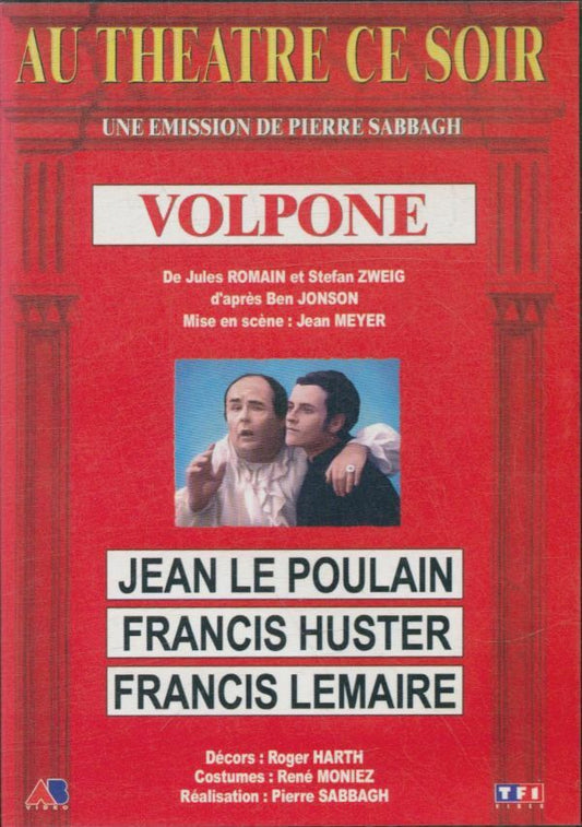 Livrenpoche : Volpone - Pierre Sabbagh - DVD