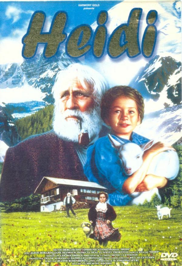Livrenpoche : Heidi - Jason Robards Jr., Michael Ray Rhodes, Jane Seymour, Patricia Neal, Noley Thornton, Siân Phillips - DVD