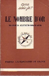 Le nombre d'or - Marius Cleyet-Michaud - Livre