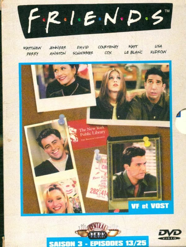 Livrenpoche : Friends - Saison 3 : Episodes 13 à 24 - XXX - DVD