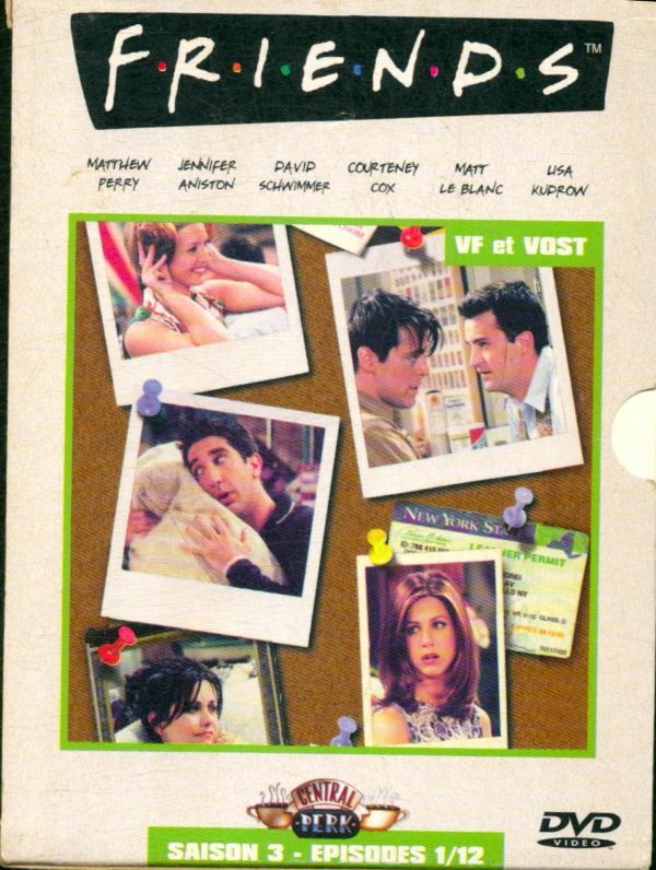 Livrenpoche : Friends - Saison 3 : Episodes 1 à 12 - XXX - DVD