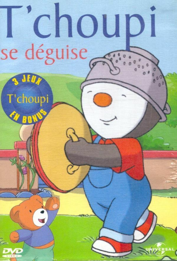 Livrenpoche : T'choupi - Vol.1 : T'choupi se déguise - Jean-Luc François - DVD