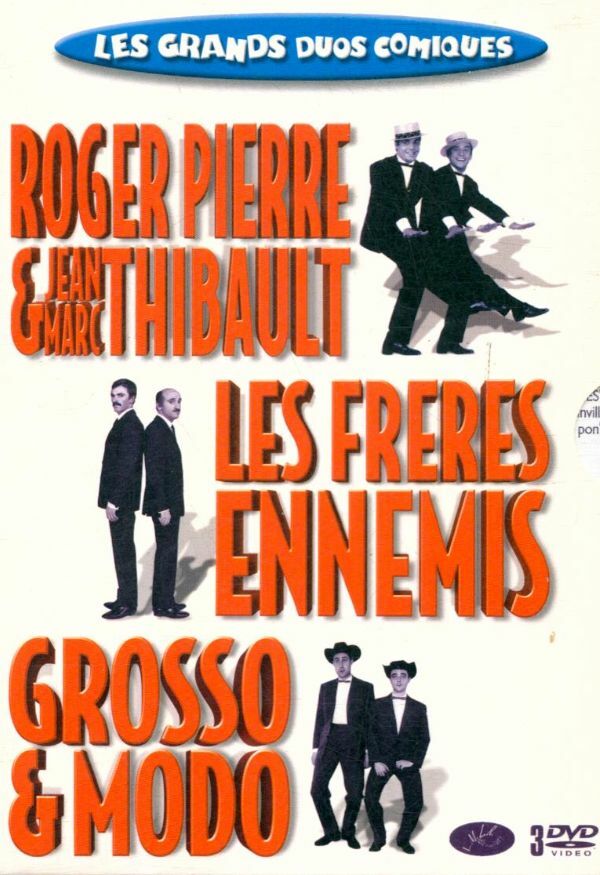 Livrenpoche : Les grands duos comiques - Roger Pierre et Jean-Marc Thibault : Les frères ennemis / Grosso & Modo - Coffret 3 DVD - XXX - DVD