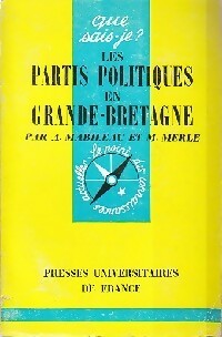 Livrenpoche : Les partis politiques en Grande-Bretagne - Marcel Merle, Albert Mabileau - Livre