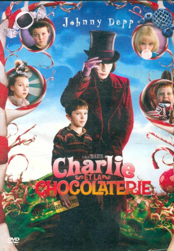 Livrenpoche : Charlie et la chocolaterie - Tim Burton - DVD