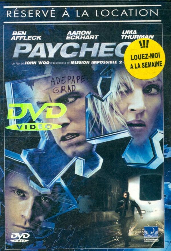 Livrenpoche : Paycheck - XXX - DVD