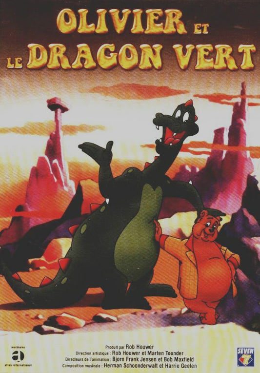 Livrenpoche : Olivier et Le Dragon Vert - Bjørn Frank Jensen, Harrie Geelen, Bert Kroon - DVD