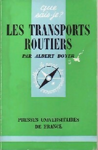 Livrenpoche : Les transports routiers - Albert Boyer - Livre