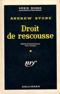 Droit de rescousse - Andrew Stone - Livre