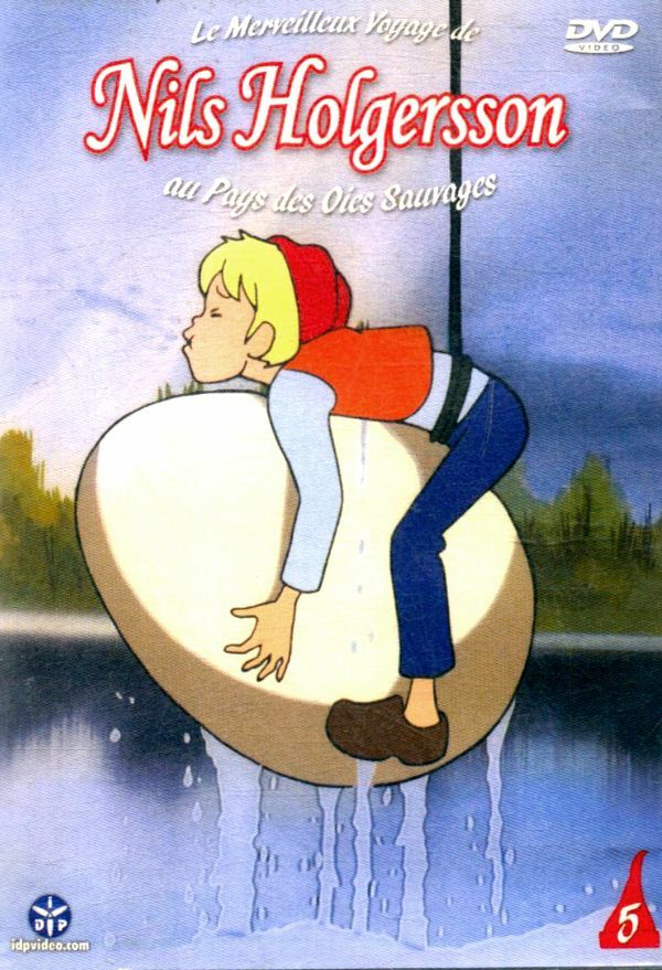Livrenpoche : Nils Holgersson au pays des oies sauvages N°5 ( 4 épisodes / 80 minutes : La ville au fond de la mer ; Le trésor de Sunnerbo ; La corneille ; Jarro sert l'appât) - XXX - DVD