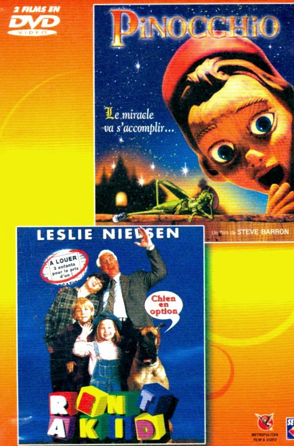 Livrenpoche : Pinocchio + Rent-a-Kid - Steve Barron, Fred Gerber - DVD