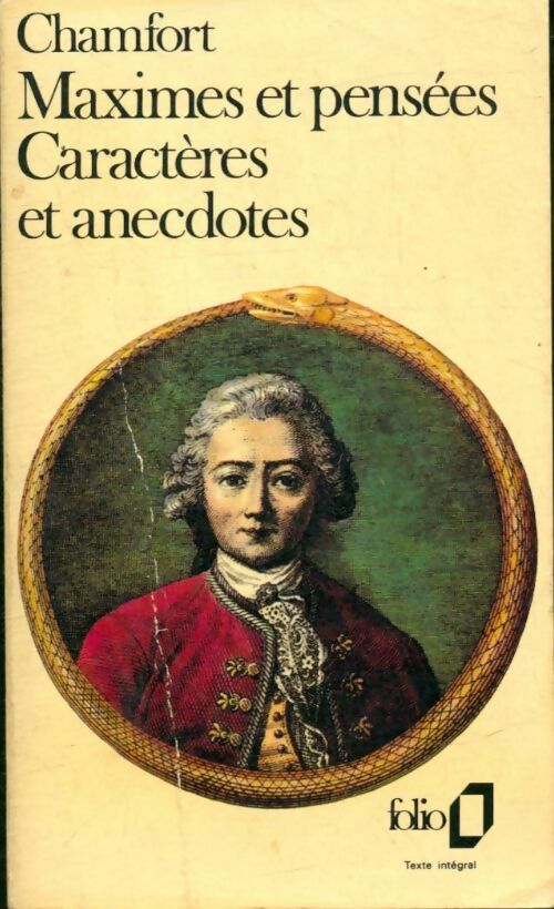 Livrenpoche : Maximes et pensées / Caractères - Nicolas De Chamfort - Livre