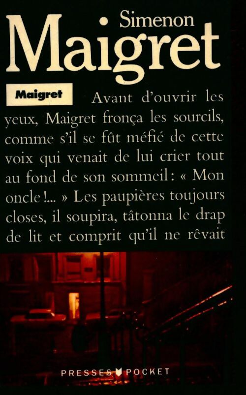 Maigret - Georges Simenon -  Pocket - Livre