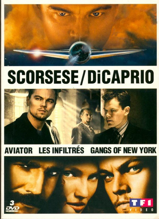 Livrenpoche : Scorsese & Di Caprio : Gangs of New-York + Les Infiltrés + Aviator - Martin Scorsese - DVD