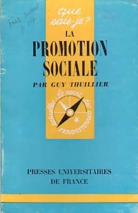 La promotion sociale - Guy Thuillier - Livre