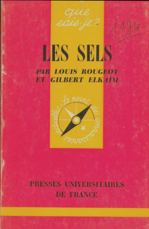 Livrenpoche : Les sels - Gilbert Elkaïm, Louis Rougeot - Livre