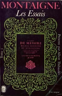 Livrenpoche : Les essais Tome I - Michel De Montaigne - Livre