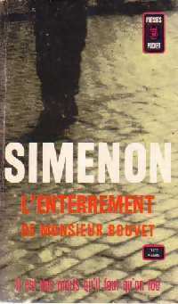 Livrenpoche : L'enterrement de Mr Bouvet - Georges Simenon - Livre
