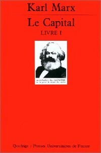 Le capital Tome I - Karl Marx - Livre