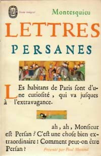 Livrenpoche : Lettres persanes Tome II - Charles De Montesquieu - Livre