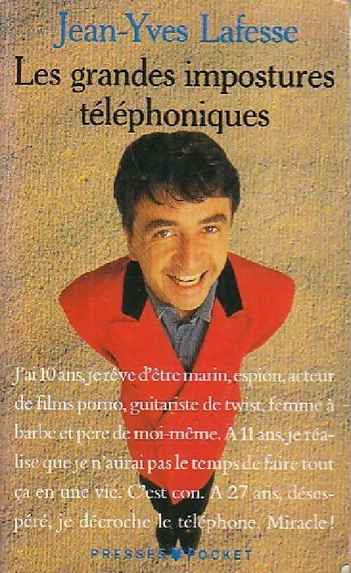 Livrenpoche : Les grandes impostures téléphoniques - Jean-Yves Lafesse - Livre